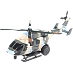 Centy Dhruv Pull Back Toy Helicopter - For 3 Years+, Multicolour 1 pc