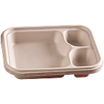 Chuk 3 CP Disposable Snack Tray 10 pcs