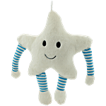 Just Bear Star Pillow Plush With Arms & Legs 1 pc