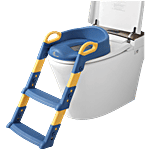 R for Rabbit Hilltop Potty Step Stool With Ladder - For 1-7 Years, Blue, Yellow 1 pc