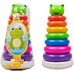 Ratnas Frog Ring Stacker Toy 1 pc