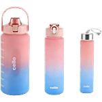 Cello All Day Water Bottle Set - Purple & Pink 3 pcs