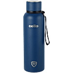 Cello Duro Kent Thermosteel Water Bottle/Flask - Dark Blue 750 ml