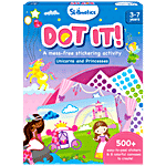 Skillmatics Dot It! Stickering Activity For 3-7 Years - Unicorns & Princesses Pack of 1
