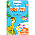 Skillmatics Dot It Stickering Activity For 3-7 Years - Amazing Animals Pack of 1