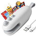 HashWOW 2-in-1 Sealer & Cutter - Type-C Rechargeable Mini Food Bag Sealer 1 pc