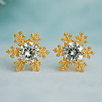 Jewelz Crystal Drop Gold Earrings 1 Pair