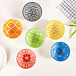 Nestasia Vibrant Colour Artful Ceramic Bowl 300 ml (Set of 6)