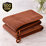 Cutting Edge Essentials Multipurpose Microfibre Cleaning Cloth - Light Brown, 75x35.5 cm, 500 GSM 2 Pcs