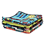 Cutting Edge Microfibre Designer Kitchen Cleaning Cloth - 220 GSM, 30 x 30 cm, Multicolour 5 pcs