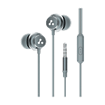 Ambrane Stringz 38 Wired Headphones With Mic, Space Grey 1 Unit