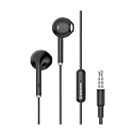 Ambrane Stringz 38 Lite Wired Headphones In-Ear Earphones With In-Line Mic - Black 1 Unit