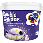 Dairy day Double Sundae Vanilla & Blackcurrant Ice Cream 500 ml