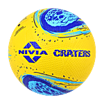 Nivia VB 488 Rubber Moulded Volleyball - Size 4, Yellow & Blue 1 pc