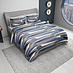 Dream Living Triangle Tower Double Bedsheet With 2 Pillow Covers - 120 GSM 1 Set