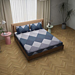 Dream Living Aztec King Bedsheet With 2 Pillow Covers - 130 GSM 1 Set