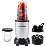 Nutripro Nutri Blender Juicer Mixer Grinder 500 W With 2 Jars & 1 Blade - Silver 1 Unit
