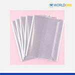Worldone Adjustable Book Cover - Ultra Clear, Register Size, Length 29.7 cm 10 pcs