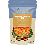 Popular Organics Organic Masoor Dal 500 g Pouch