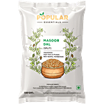 Popular Essentials Masoor Dal Split - Unpolished 500 g Pouch