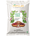 Popular Essentials White Lobia - Unpolished 500 g Pouch