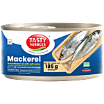 Tasty Nibbles Mackerel In Sunflower Oil With Salt Water 185 g