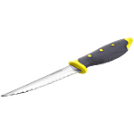 Crystal CL414 Stainless Steel Straight Edge Fruit/Vegetable Knife - 23 cm, Soft Grip Handle 1 pc
