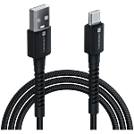 Portronics POR 2137 Konenct X USB To Type C Cable With 3A Output - Black 1 Unit
