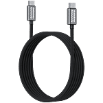 Dubstep Blaze Flash 60W Type C To Type C Fast Charging Cable - 1.5 Metre, Grey 1 Unit