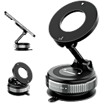Dubstep Rush X3 Vacuum Magnetic Suction Mobile Holder - Black 1 Unit