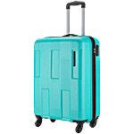 Safari Porto 4 Wheels Polypropylene Cabin Trolley Bag - Small 55 cm, Cyan 40 L