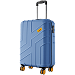 Safari Stratos 8 Wheels Polycarbonate Cabin Trolley Bag - Small, 55 cm, Steel Blue 40 L