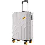 Safari Stratos 8 Wheels Polycarbonate Cabin Trolley Bag - Small, 55 cm, Cloudy Grey 40 L