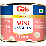 Gits Mini Rasgulla 200 g Tin