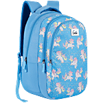 Genie Unicorn School Bag For Girls - Blue 27 L