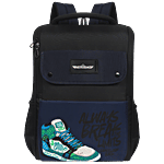 Aerobag Sneakers Theme School Backpack - Navy Blue 29 L