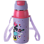 Cello Kidzbee Era Cuddle Buddies Inner Steel Insulated Water Bottle - Purple 400 ml