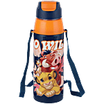 Cello Kidzbee Era Lion King PU Insulation Water Bottle - Navy Blue 520 ml