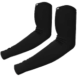 Autofy Pro-Fit 240 GSM Unisex Arm Sleeves - UV Tan Protection, Compression & Cooling Effect, Outdoor & Indoor Use (Black) 2 pcs