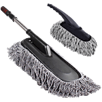 Autoguys Majiko Multipurpose Soft Microfiber Duster - For Wet & Dry Surfaces, Extendable, Assorted Colour 1 pc (Pack of 2)