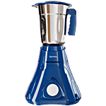 Lifelong Mixer Grinder – 1 Multipurpose Jar, 3-Speed, Overload Protection, Compact, ISI Certified, Stainless Steel Blade (Blue) 1 Unit