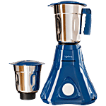 Lifelong 500W Mixer Grinder – 2 Jars + Mini Jar, Wet Grinder & Blender, Stainless Steel Blades (Blue) 1 Unit