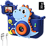 Wembley Dino-Themed Digital Camera For Kids - Deep Blue 1 Unit