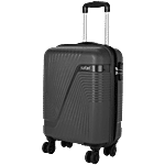 Safari Helium 8 Wheels Polypropylene Cabin Trolley Bag - Small, 55 cm, Black 40 L