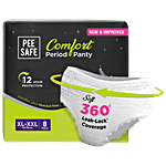 Pee Safe Comfort Period Panties - XL-XXL 8 pcs