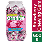 Center Fruit Bubble Gum Jar - Strawberry,600 g 200 pcs Jar
