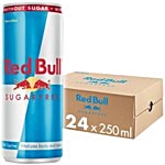 Red Bull Energy Drink - Sugar Free 250 ml (Pack of 24)