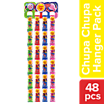 Chupa Chups Lollipop - Assorted Gum-Filled Lollipop, Display Hanger 624 g (Pack of 48)