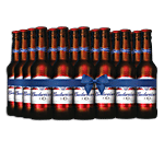 Budweiser 0.0 0.0 Non Alcoholic Beer 330 ml Bottle (Pack of 24)