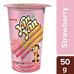 Yan Yan  Dip Biscuit - Creamy Strawberry Flavoured 50 g Pouch